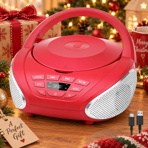Portable player boombox fm - portable,