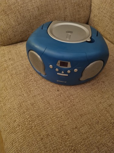 Groove blue portable player - groove,