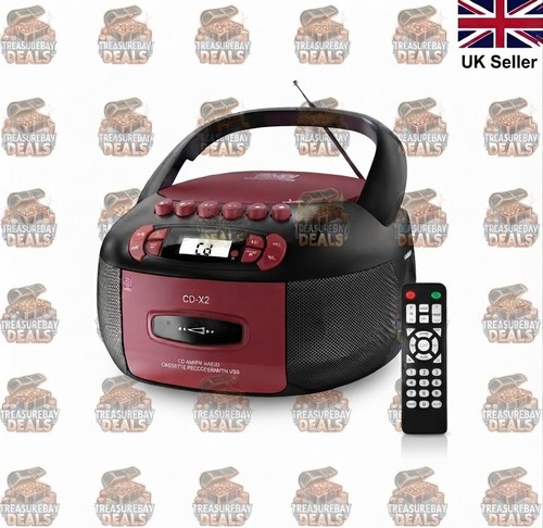 Player boombox with tape - player,