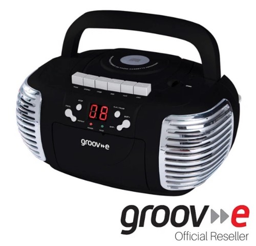 Groov retro boombox portable - retro,
