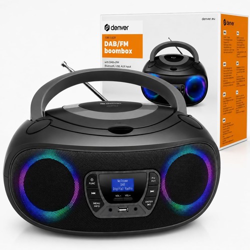 Denver portable dab radio - denver, dab+