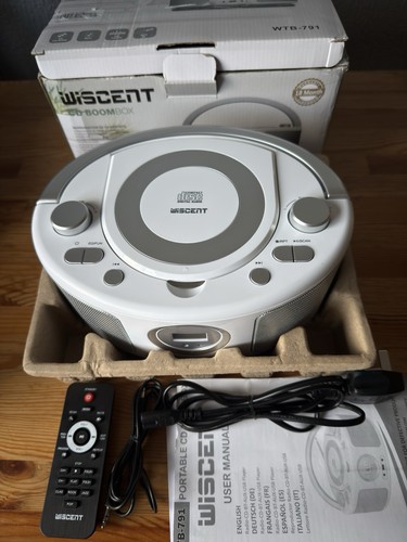 Wiscent boombox player - wiscent, cd