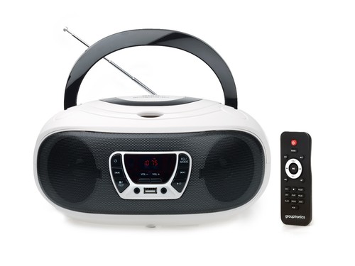 Player portable boombox cd - player,